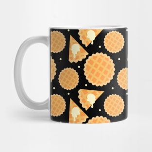 Apple Pie Thanksgiving Food Pattern Mug